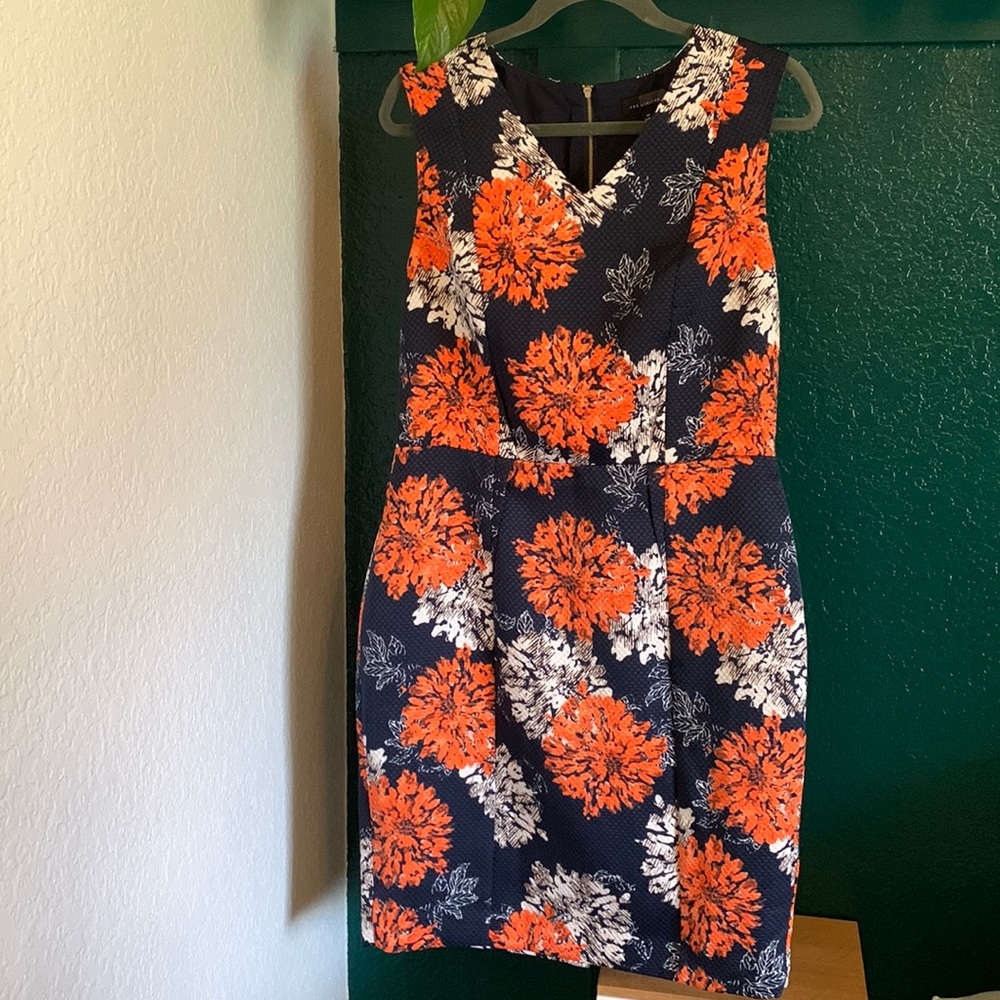 The Limited V-Neck Floral Dress